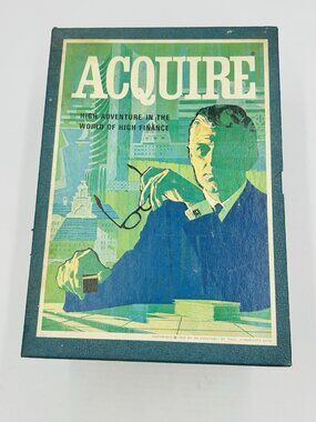 Acquire VTG 1968 3M Company Bookshelf Board Game Complete Never Played NEW